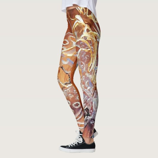 SplendidLee - Upcycle Art Print Leggings (Links)