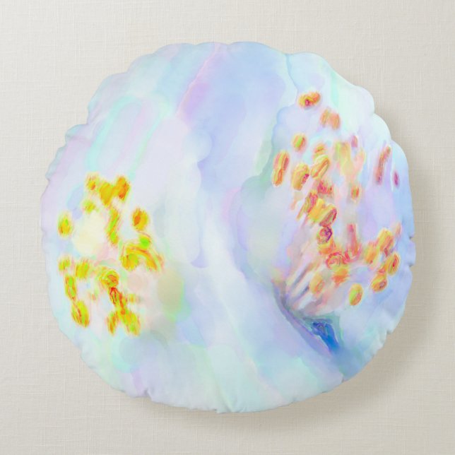 Splendor in Bloom II Rond Kussen (Voorkant)