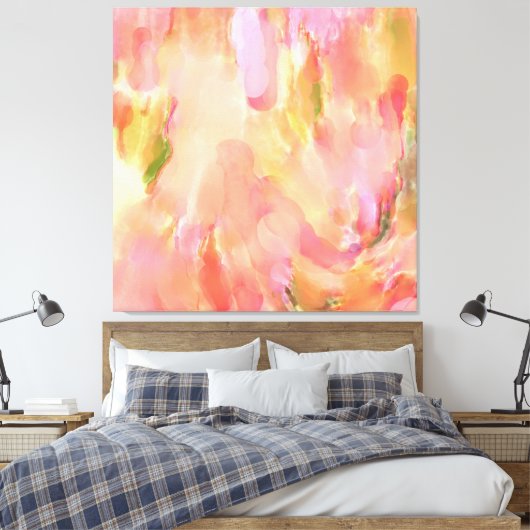 Splendor in Bloom VIII Canvas Afdruk (Insitu (Slaapkamer))