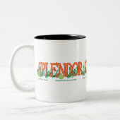 Splendor op de gras tweekleurige koffiemok (Links)