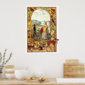 Splendor Solis manuscript 1598 Hergeboorte van de  Poster (Keuken)