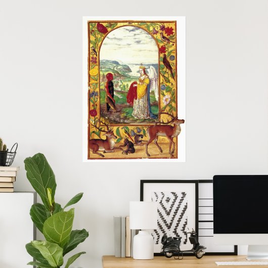 Splendor Solis manuscript 1598 Hergeboorte van de Poster (Thuiskantoor)