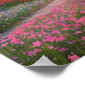 Splendor Springtime tijdens zonsondergang Poster (Hoek)