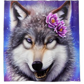 Splendor van de Wolf Douchegordijn (Voorkant)