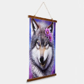 Splendor van de Wolf Hangend Wandkleed (Gebogen)