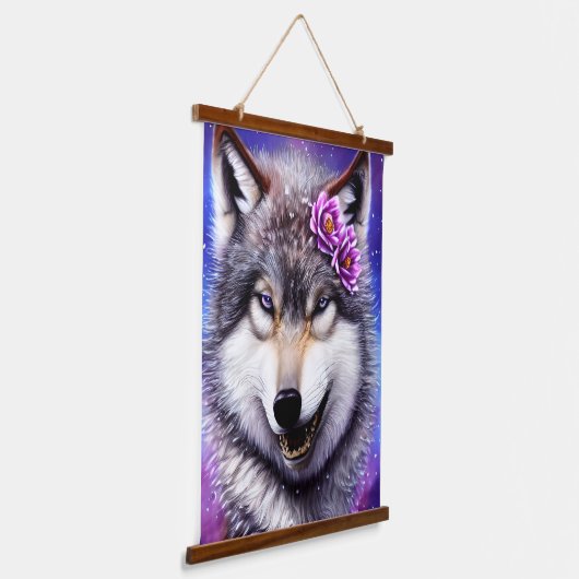 Splendor van de Wolf Hangend Wandkleed (Gebogen)
