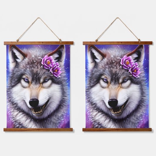 Splendor van de Wolf Hangend Wandkleed (Dubbel)