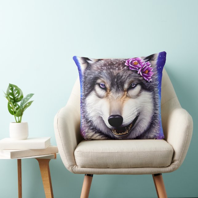 Splendor van de Wolf Kussen (Stoel)