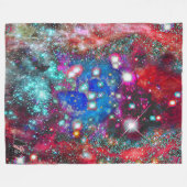 Splendorous Star Field Fleece Deken (Voorkant (Horizontaal))