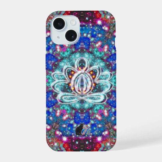 Splendorous Zen Lotus iPhone 15 Case (Achterkant)