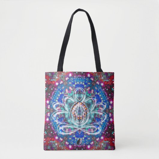Splendorous Zen Lotus Tote Bag (Voorkant)