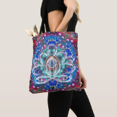 Splendorous Zen Lotus Tote Bag (Dichtbij)