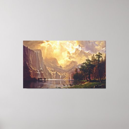 Splendors of America's Frontier Fine Art Canvas Afdruk (Voorkant)