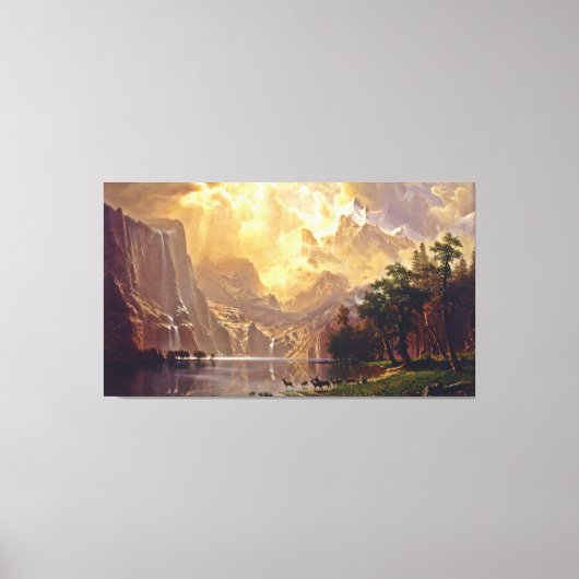 Splendors of America's Frontier Fine Art Canvas Afdruk (Voorkant)
