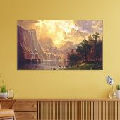 Splendors of America's Frontier Fine Art Canvas Afdruk (Insitu (Woonkamer))