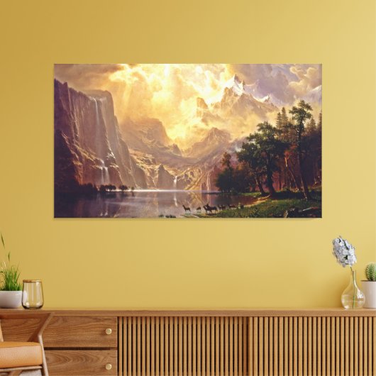 Splendors of America's Frontier Fine Art Canvas Afdruk (Insitu (Woonkamer))