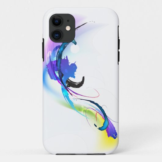 Spletters abstracte morning Glory Paint Case-Mate iPhone Case (Achterkant)