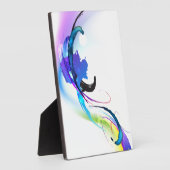 Spletters abstracte morning Glory Paint Fotoplaat (Zijkant)