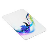 Spletters abstracte morning Glory Paint Magneet (Rechterzijde)