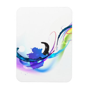 Spletters abstracte morning Glory Paint Magneet