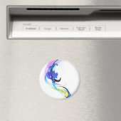 Spletters abstracte morning Glory Paint Magneet (Insitu (Vaatwasser))