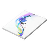 Spletters abstracte morning Glory Paint Notitieblok (Linkerzijde)