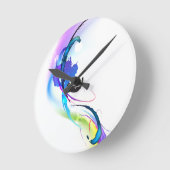 Spletters abstracte morning Glory Paint Ronde Klok (Hoek)