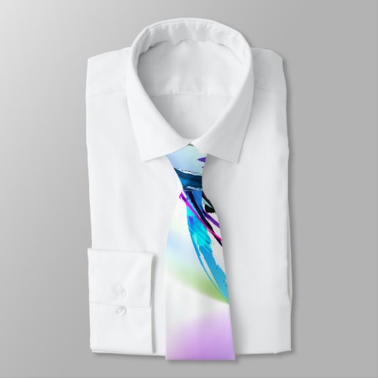 Spletters abstracte morning Glory Paint Stropdas (Gebonden)