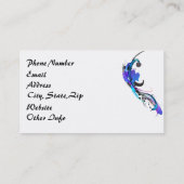 Spletters abstracte morning Glory Paint Visitekaartje (Achterkant)