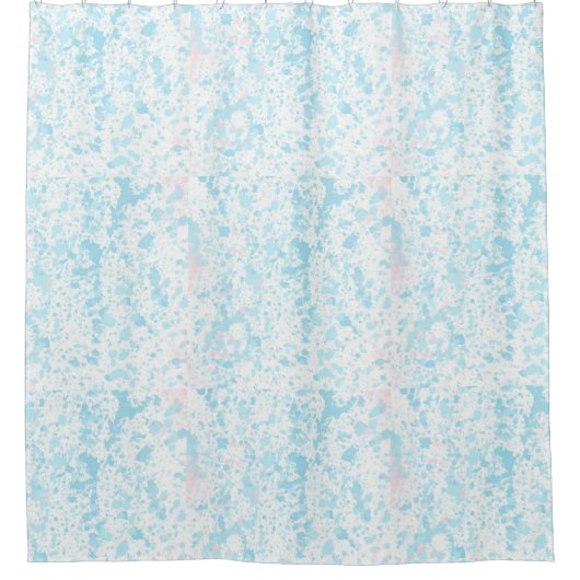 Spletters plakverf douchegordijn (Voorkant)