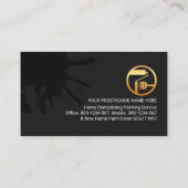 Spletters schilderen Home Painting Visitekaartje (Achterkant)