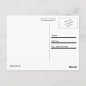Spletters van Paars en Sinaasappel Briefkaart (Achterkant)