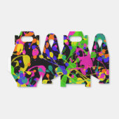 Spletters van verf van noordelijke lampjes bedankdoosjes (Uitgevouwen)