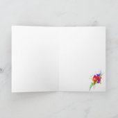 Spletters verf van Abstracte regenboogLoriket Kaart (Binnen)