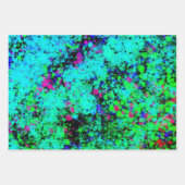 Spletters verven inpakpapier vel (Voorkant 3)