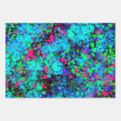 Spletters verven inpakpapier vel (Voorkant 2)