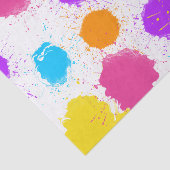 Spletters voor kleurrijke verf tissuepapier (Detail)