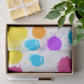 Spletters voor kleurrijke verf tissuepapier (Geschenk)