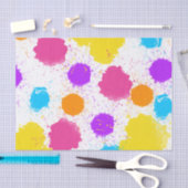 Spletters voor kleurrijke verf tissuepapier (Craft)