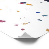 Spletters voor moderne verf uit de middeneeuwen poster (Hoek)