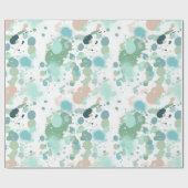 Spletters waterverf verven cadeaupapier (Vlak)