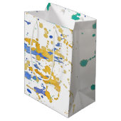 Spletters waterverf verven medium cadeauzakje (Voorkant Gekanteld)