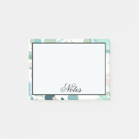 Spletters waterverf verven post-it® notes (Voorkant)
