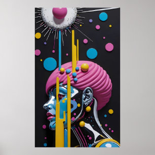 Splicing In De Toekomst - Ken Gage Art Poster