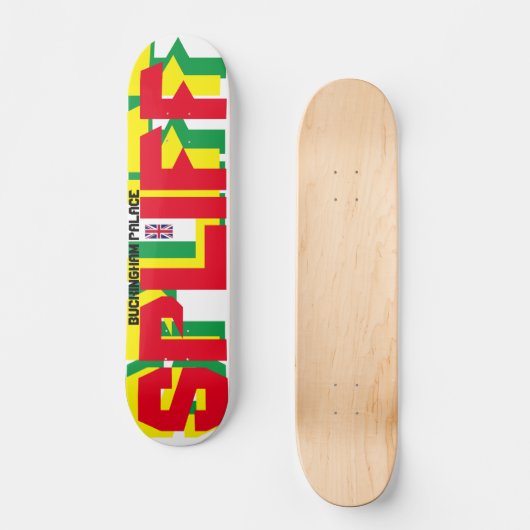 SPLIFF BUCKINHAM UK Skateboard (Voorkant)