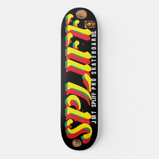 SPLIFF. JMT 8 1/4" Skatebord Dek Persoonlijk Skateboard (Voorkant)