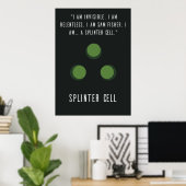 Splinter Cell Sam Fisher Poster (Thuiskantoor)