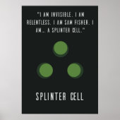 Splinter Cell Sam Fisher Poster (Voorkant)