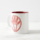 Splinter Fist Tweekleurige Koffiemok (Voorkant links)