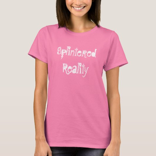 Splinterde Reality spooky shirt (Voorkant)